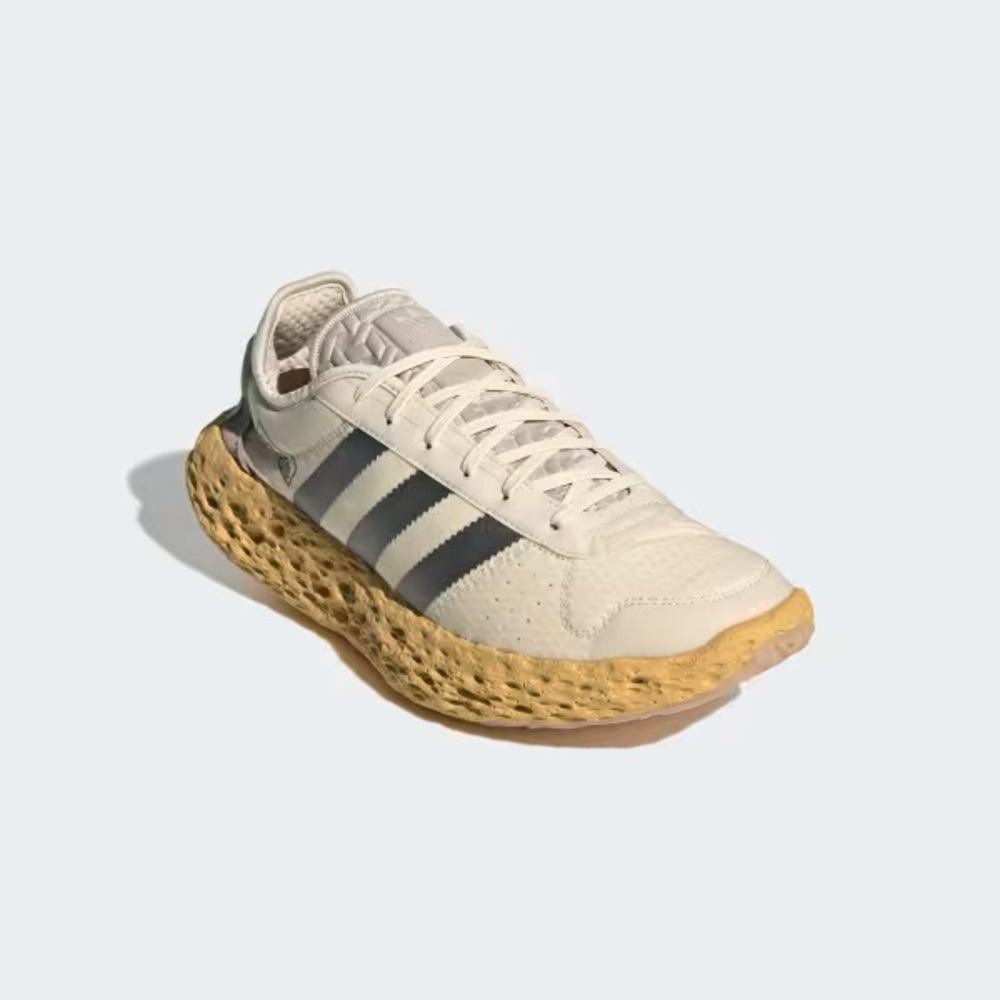 Adidas Men's Zponge Cream and Silver Sneakers